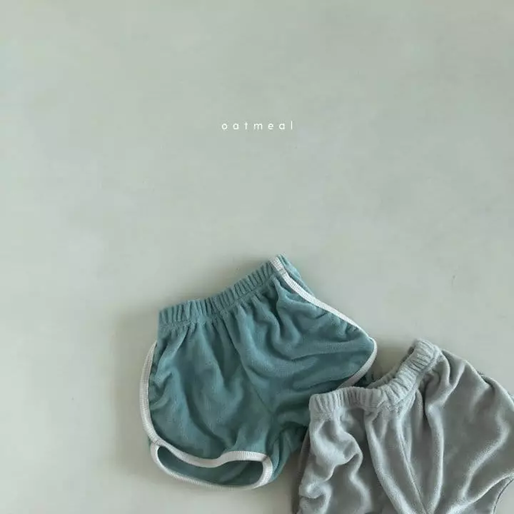 Oatmeal - Korean Children Fashion - #minifashionista - Olive Towel Shorts - 12
