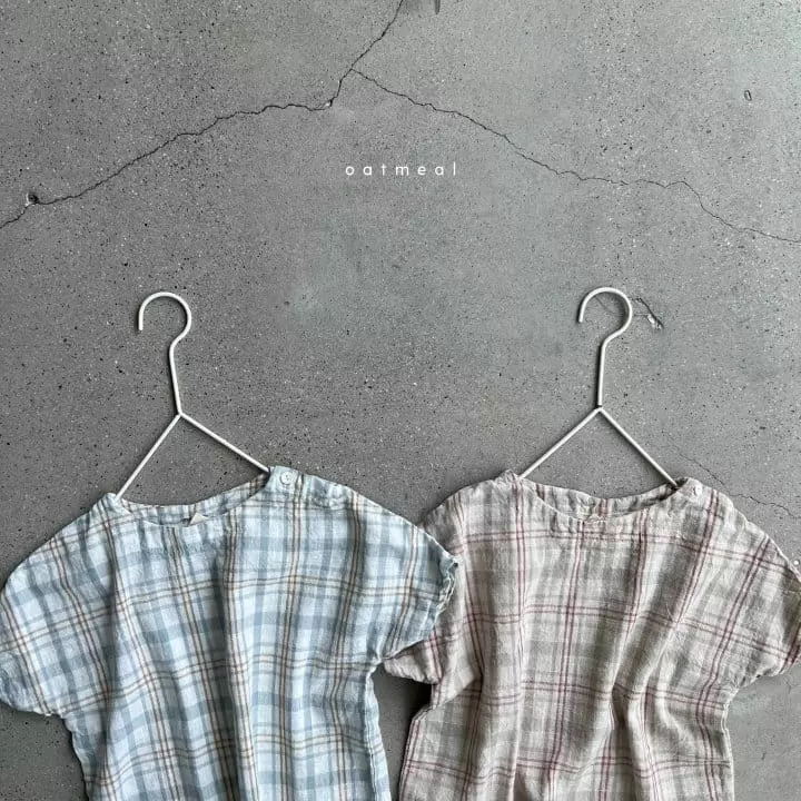Oatmeal - Korean Children Fashion - #prettylittlegirls - Moai Blouse