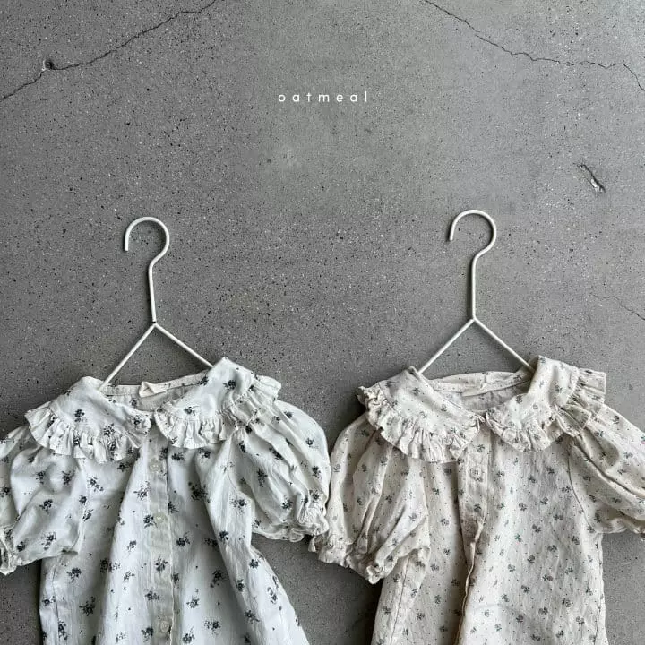 Oatmeal - Korean Children Fashion - #toddlerclothing - Neabo Blouse