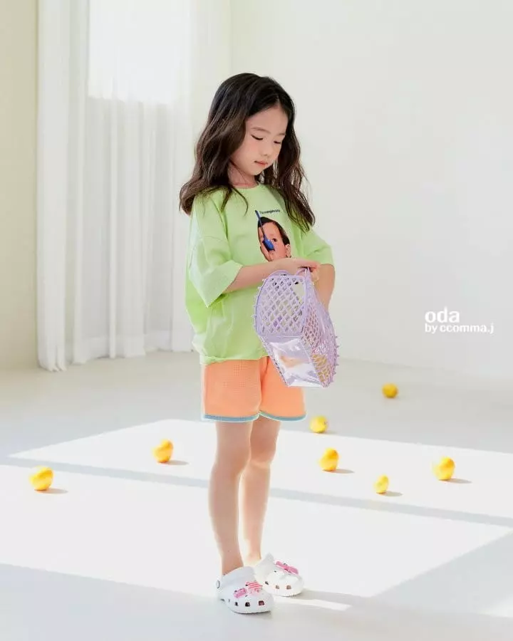 Oda - Korean Children Fashion - #Kfashion4kids - Candy Waffle Pants - 8