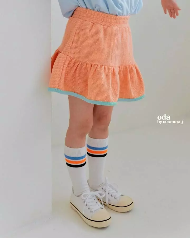 Oda - Korean Children Fashion - #Kfashion4kids - Candy Waffle Skirt - 7