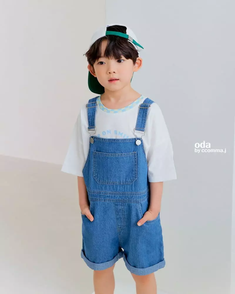 Oda - Korean Children Fashion - #Kfashion4kids - Smile Checker Tee - 3