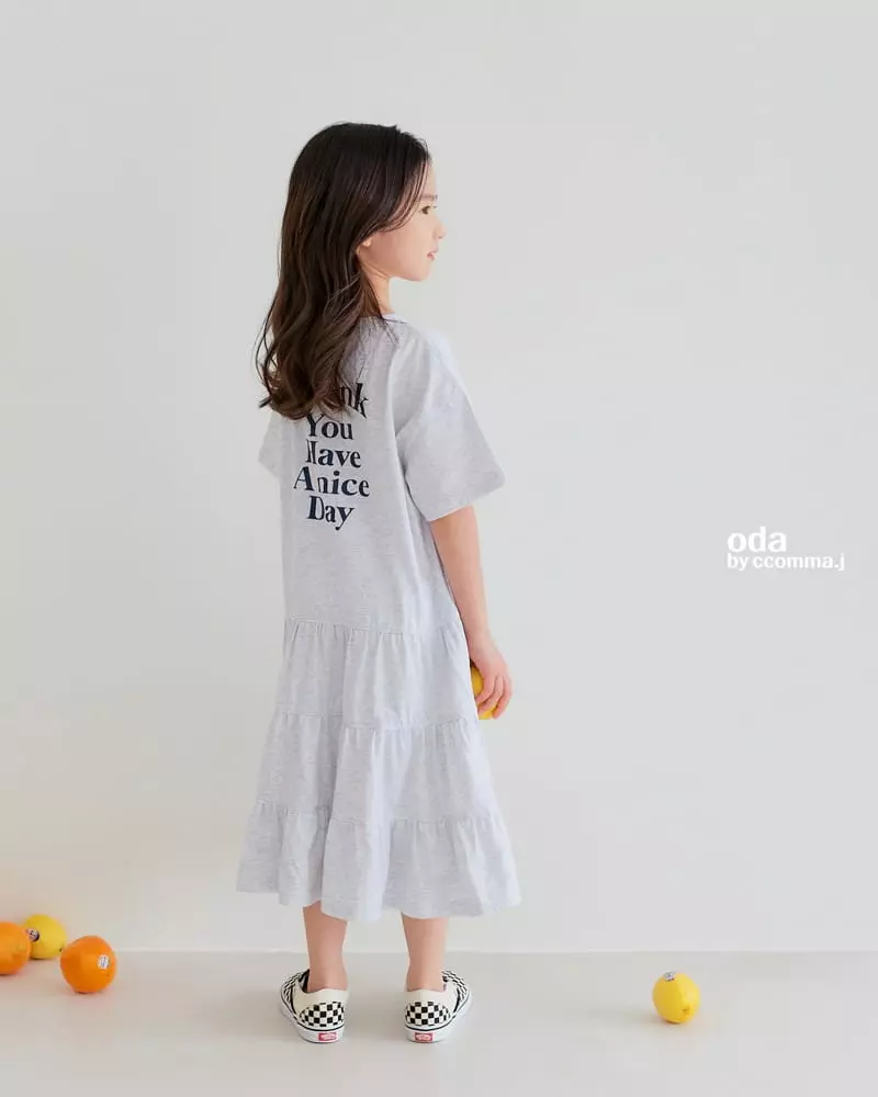 Oda - Korean Children Fashion - #Kfashion4kids - Marine Cancan One-piece - 2