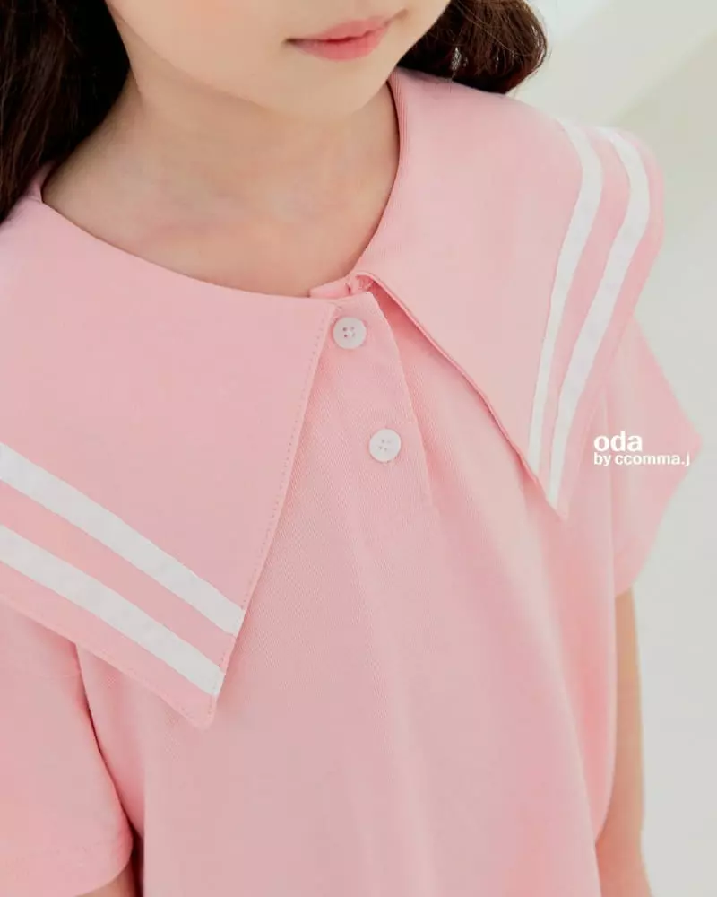 Oda - Korean Children Fashion - #Kfashion4kids - Saint Collar One-piece