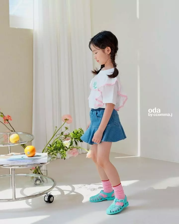 Oda - Korean Children Fashion - #childofig - Heart Skirt Leggings - 12