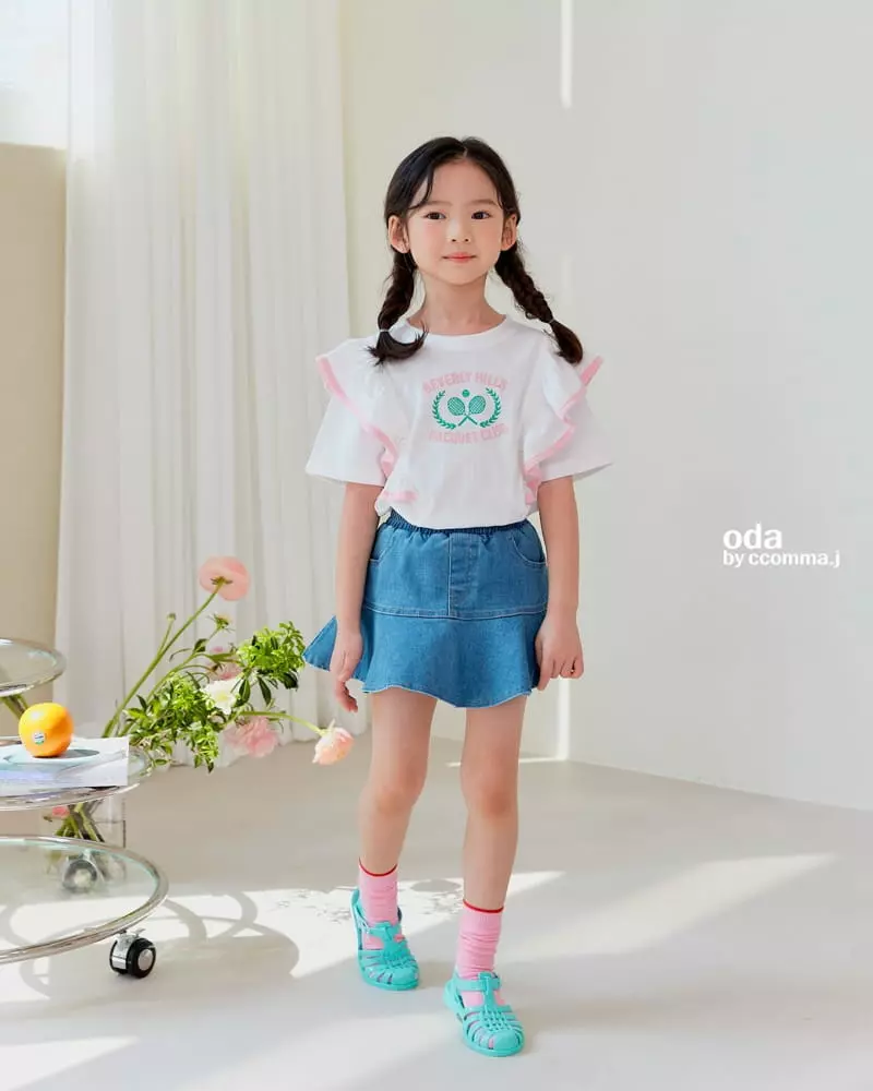 Oda - Korean Children Fashion - #childofig - Raket Frill Tee - 8