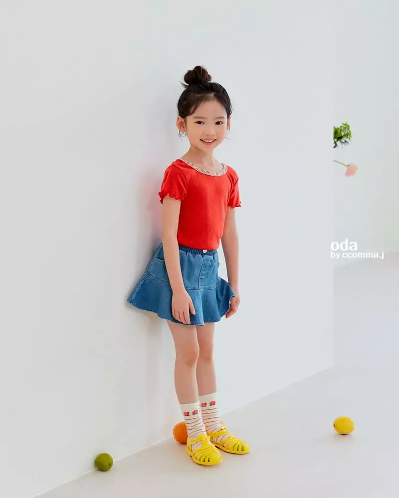 Oda - Korean Children Fashion - #childofig - Cross Tee - 6