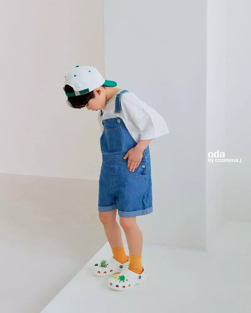 Oda - Korean Children Fashion - #childofig - Light Dungarees Pants - 3