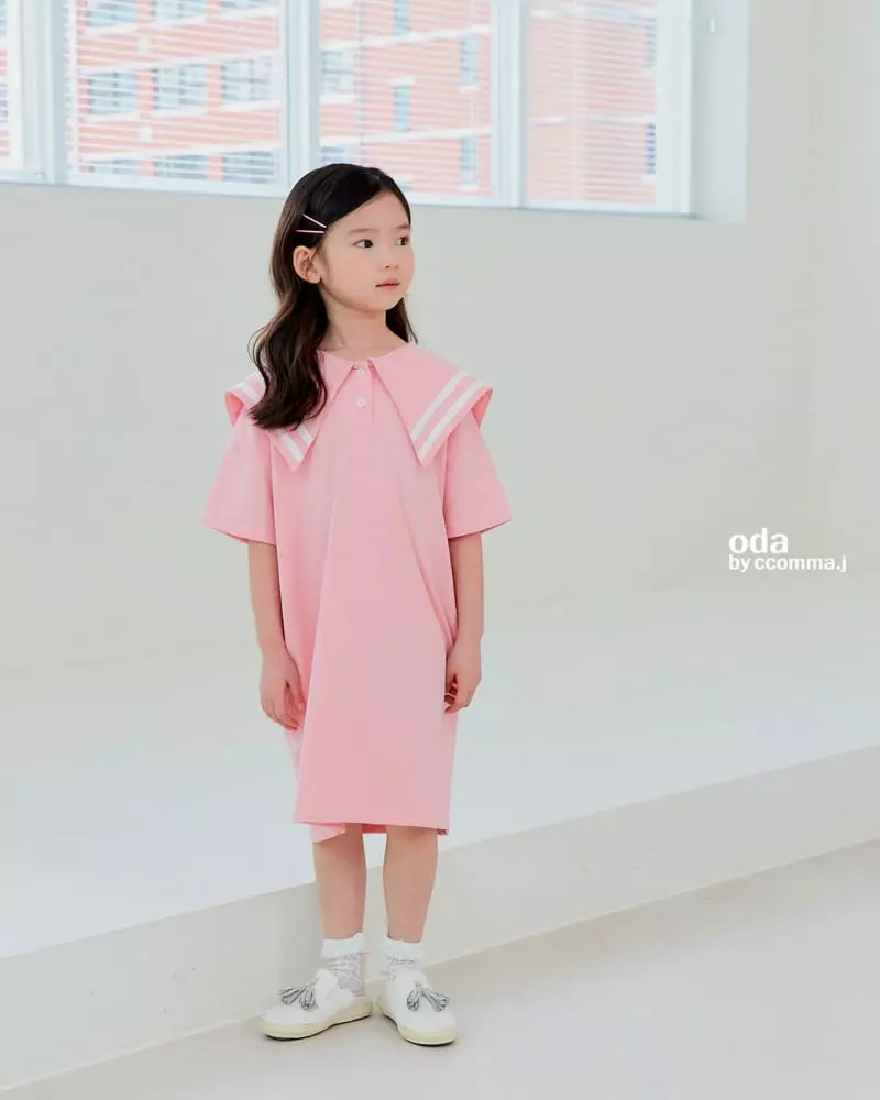 Oda - Korean Children Fashion - #childofig - Saint Collar One-piece - 7