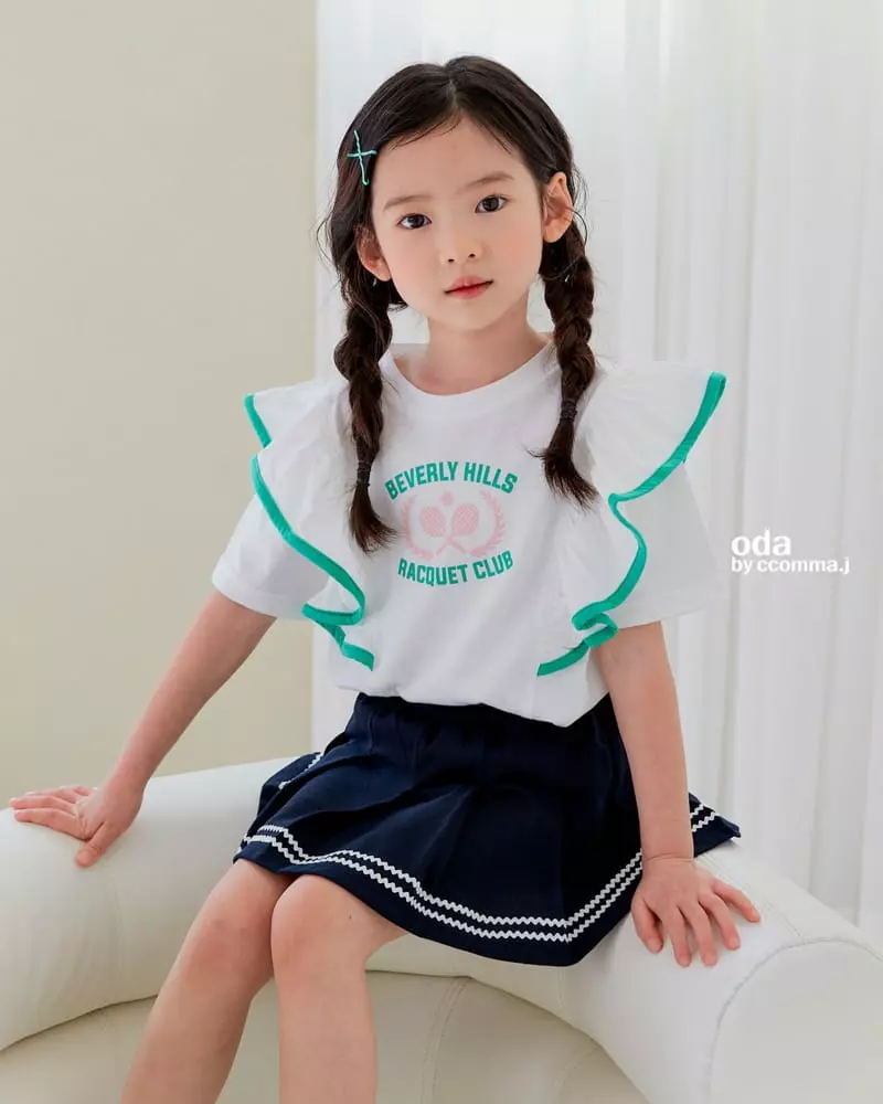 Oda - Korean Children Fashion - #childrensboutique - Raket Frill Tee - 9
