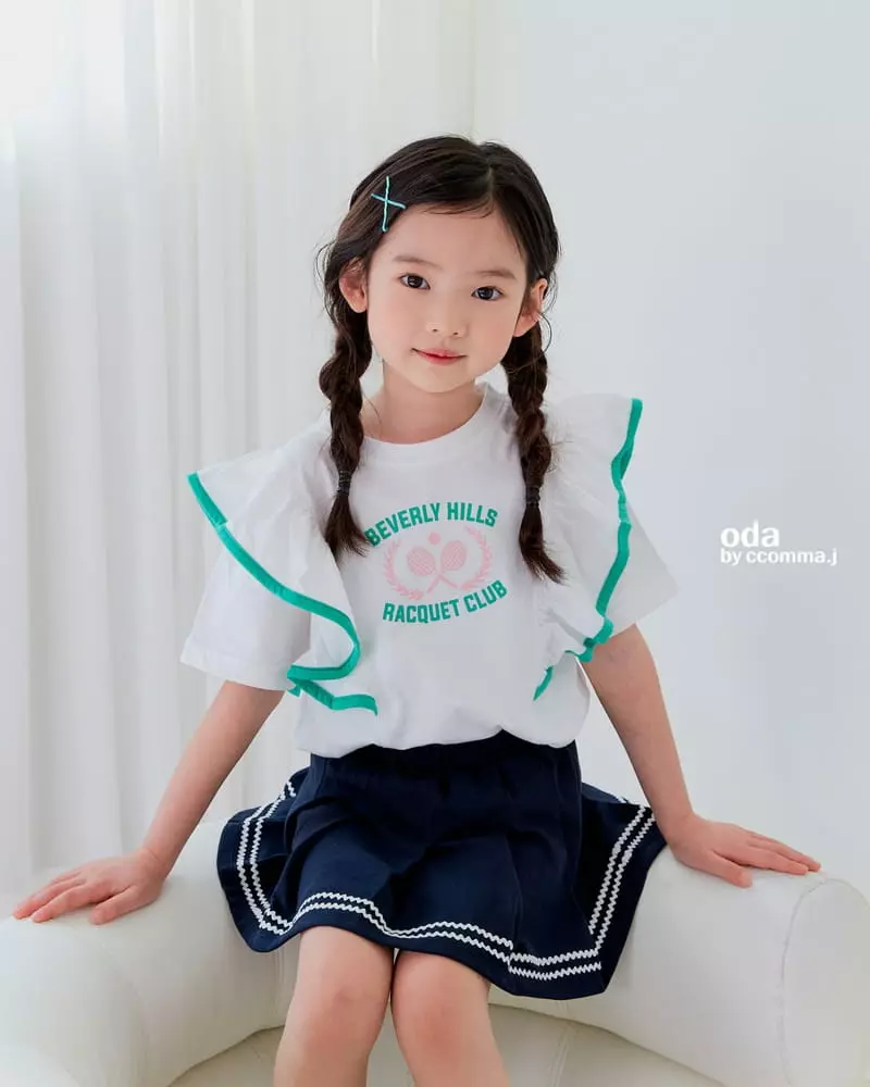 Oda - Korean Children Fashion - #designkidswear - Raket Frill Tee - 10