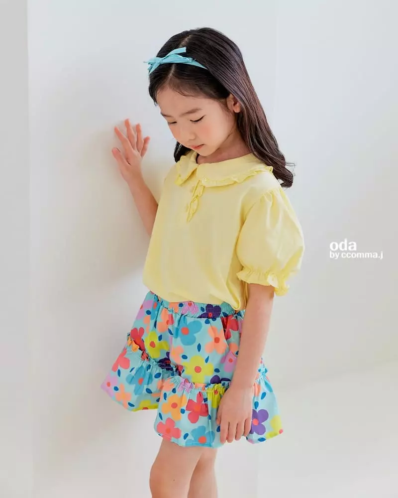 Oda - Korean Children Fashion - #designkidswear - Jelly Frill Collar Tee - 9