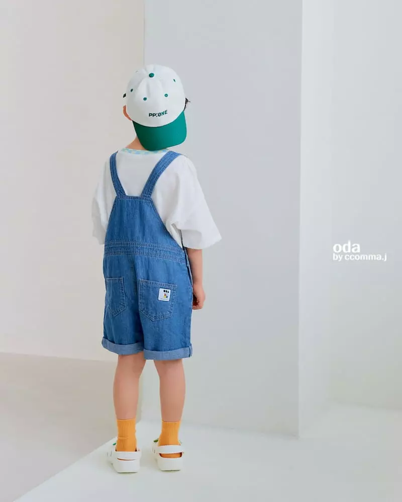 Oda - Korean Children Fashion - #designkidswear - Light Dungarees Pants - 5