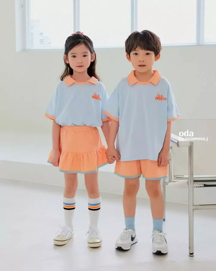 Oda - Korean Children Fashion - #designkidswear - Candy Waffle Collar Tee - 4