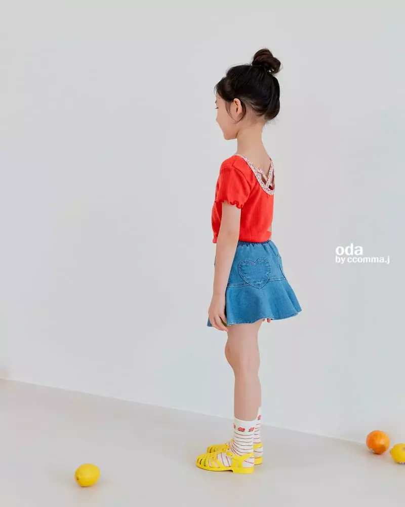 Oda - Korean Children Fashion - #discoveringself - Cross Tee - 9