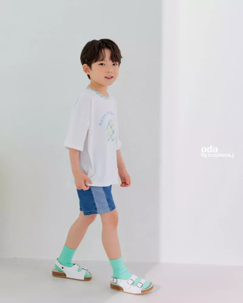 Oda - Korean Children Fashion - #discoveringself - Smile Checker Tee - 12
