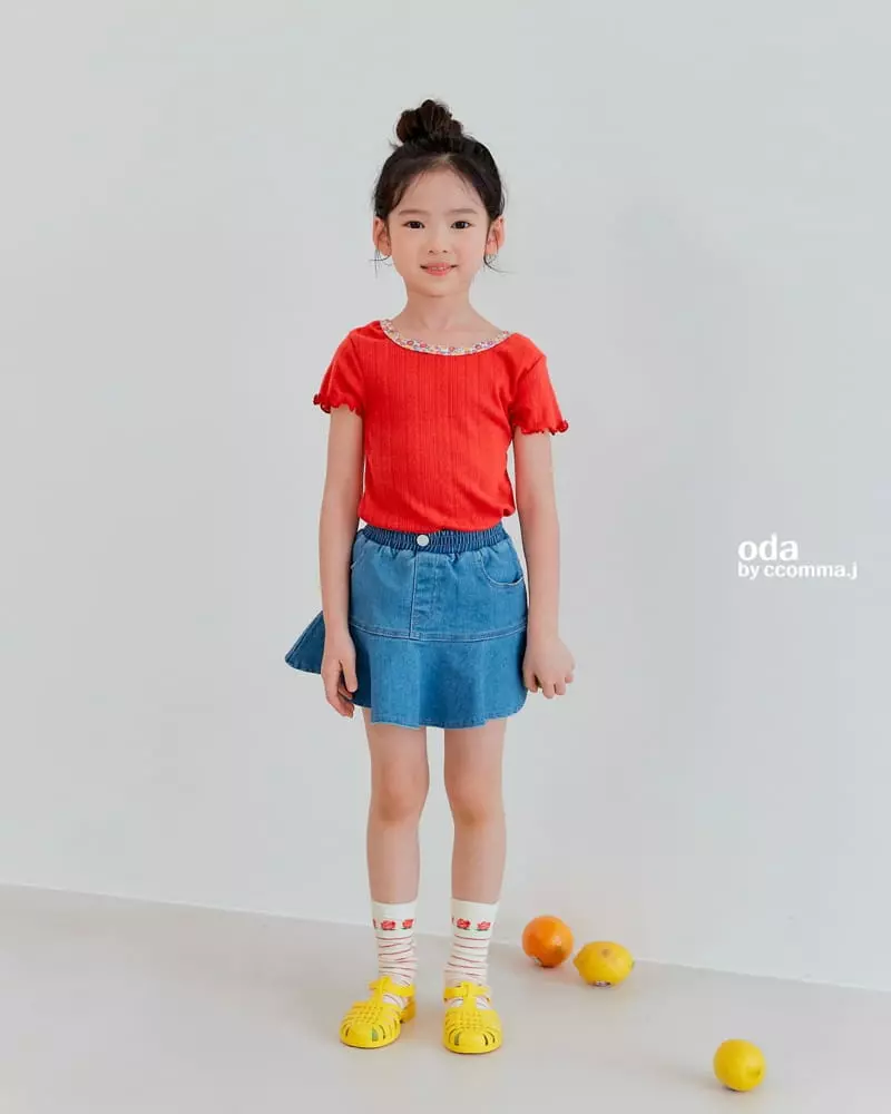 Oda - Korean Children Fashion - #fashionkids - Cross Tee - 10