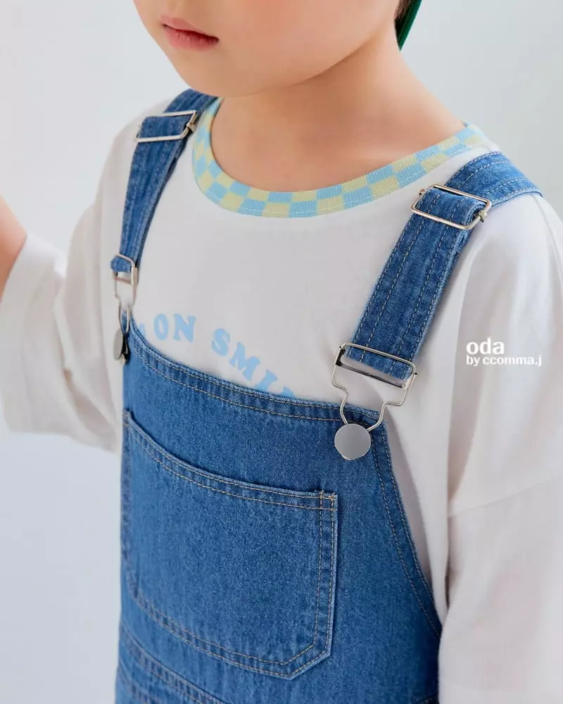 Oda - Korean Children Fashion - #fashionkids - Light Dungarees Pants - 7