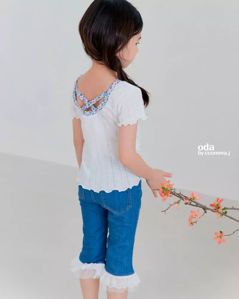 Oda - Korean Children Fashion - #kidsshorts - Cross Tee - 11
