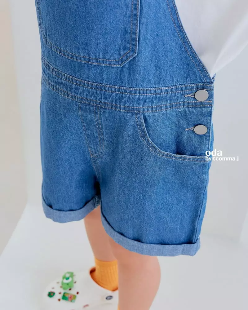 Oda - Korean Children Fashion - #kidsshorts - Light Dungarees Pants - 8