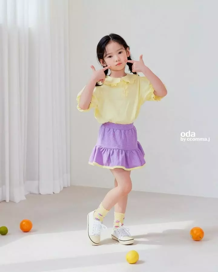 Oda - Korean Children Fashion - #kidsstore - Candy Waffle Skirt - 5