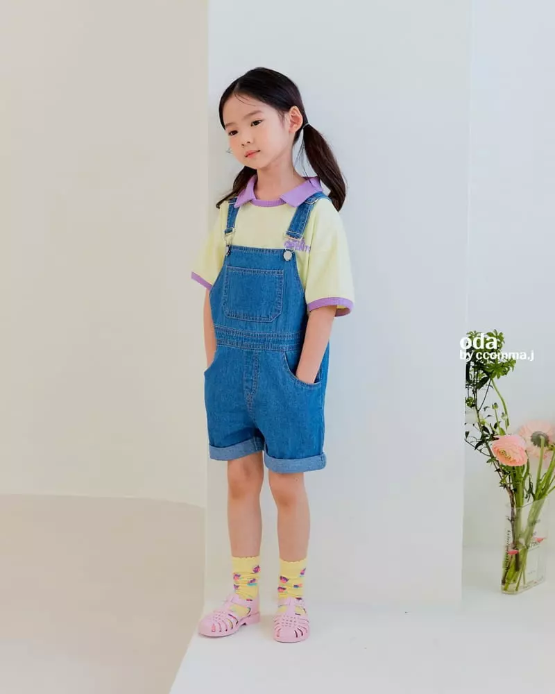 Oda - Korean Children Fashion - #kidzfashiontrend - Light Dungarees Pants - 10