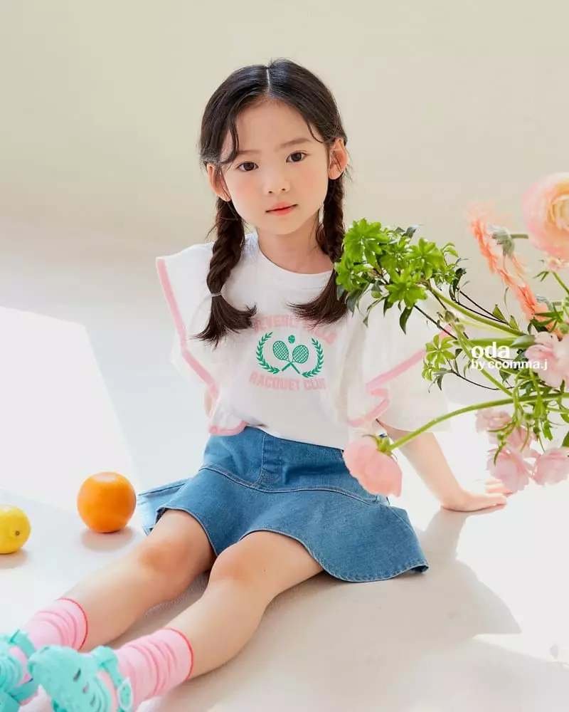 Oda - Korean Children Fashion - #littlefashionista - Raket Frill Tee