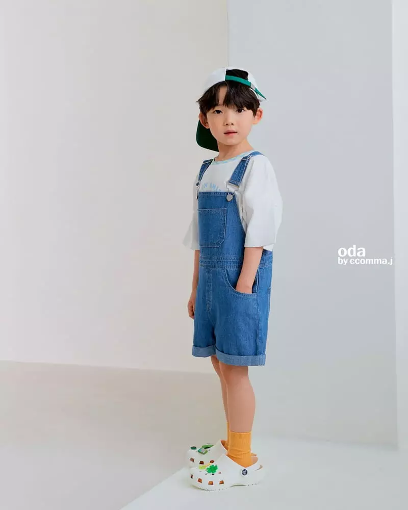 Oda - Korean Children Fashion - #magicofchildhood - Smile Checker Tee - 5