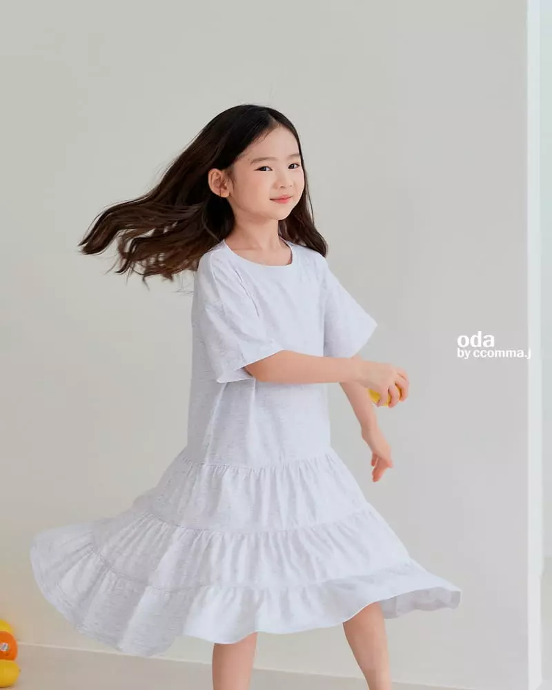 Oda - Korean Children Fashion - #littlefashionista - Marine Cancan One-piece - 4