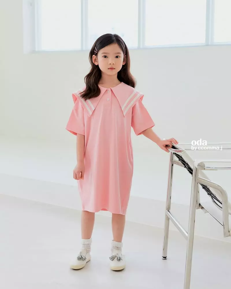 Oda - Korean Children Fashion - #magicofchildhood - Saint Collar One-piece - 3