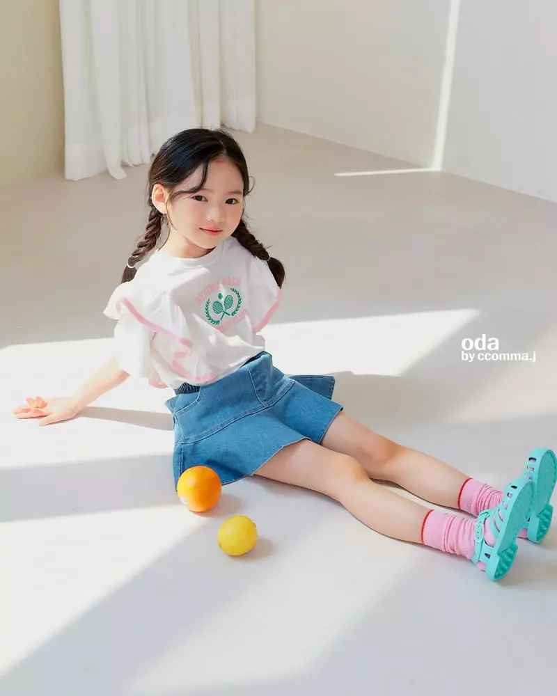 Oda - Korean Children Fashion - #minifashionista - Raket Frill Tee - 3