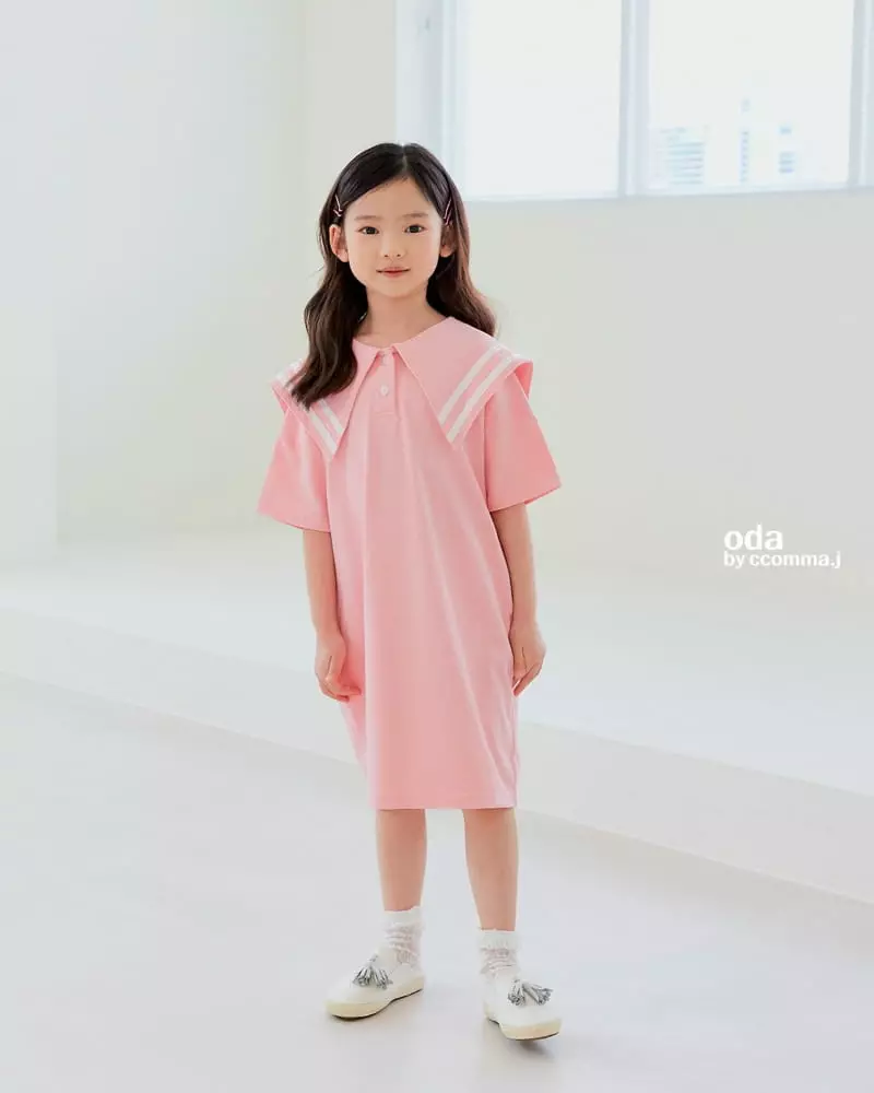 Oda - Korean Children Fashion - #magicofchildhood - Saint Collar One-piece - 4