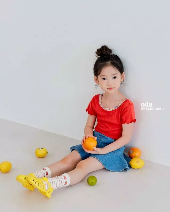 Oda - Korean Children Fashion - #prettylittlegirls - Heart Skirt Leggings - 8