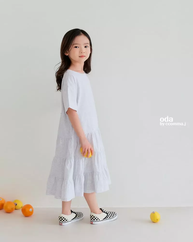 Oda - Korean Children Fashion - #prettylittlegirls - Marine Cancan One-piece - 6