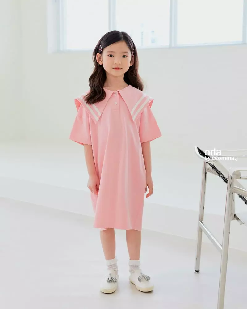 Oda - Korean Children Fashion - #prettylittlegirls - Saint Collar One-piece - 5