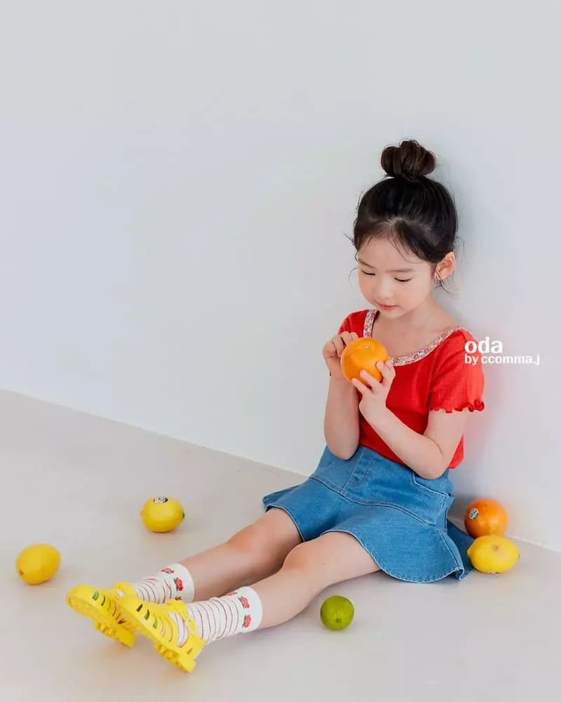 Oda - Korean Children Fashion - #todddlerfashion - Cross Tee - 3