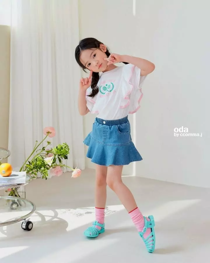 Oda - Korean Children Fashion - #toddlerclothing - Heart Skirt Leggings - 10
