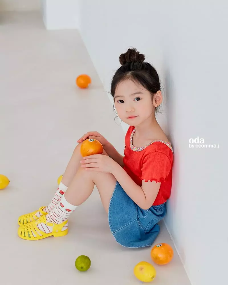 Oda - Korean Children Fashion - #todddlerfashion - Cross Tee - 4