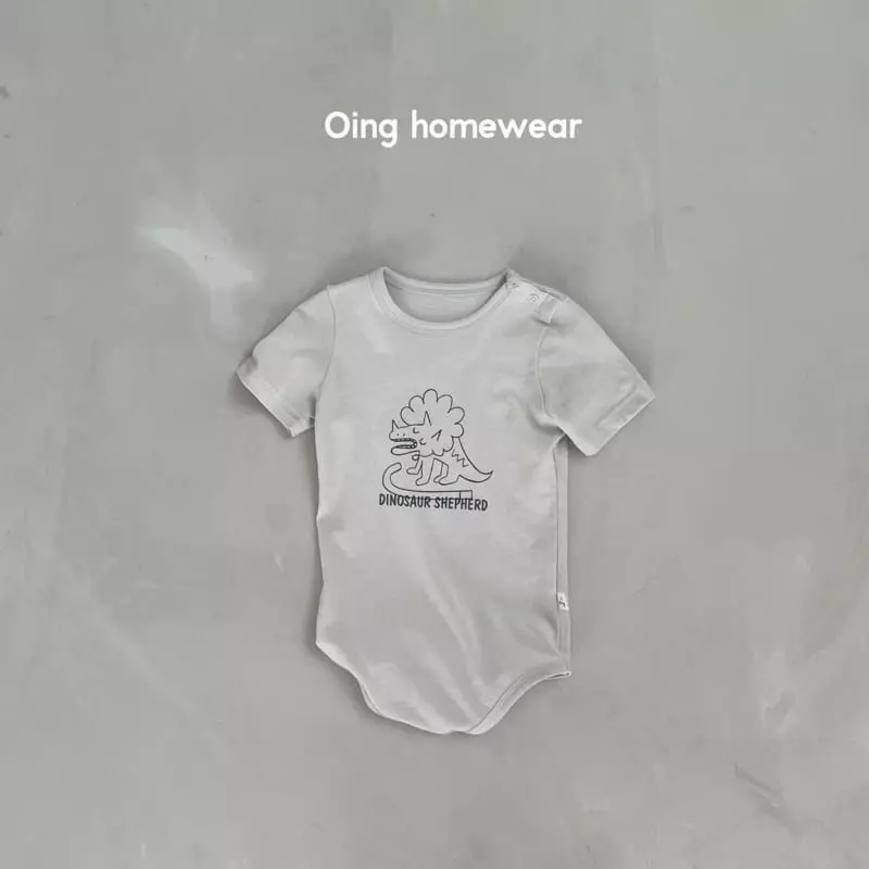 Oing - Korean Baby Fashion - #babylifestyle - Bebe Dino Bodysuit - 7