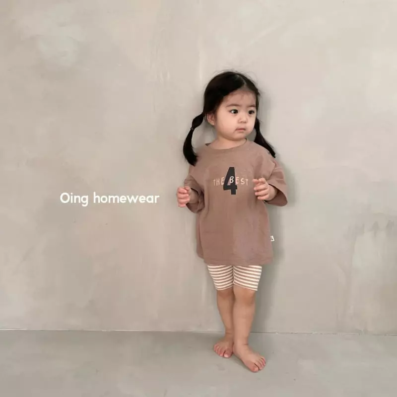 Oing - Korean Children Fashion - #childofig - Stripes Leggings - 6