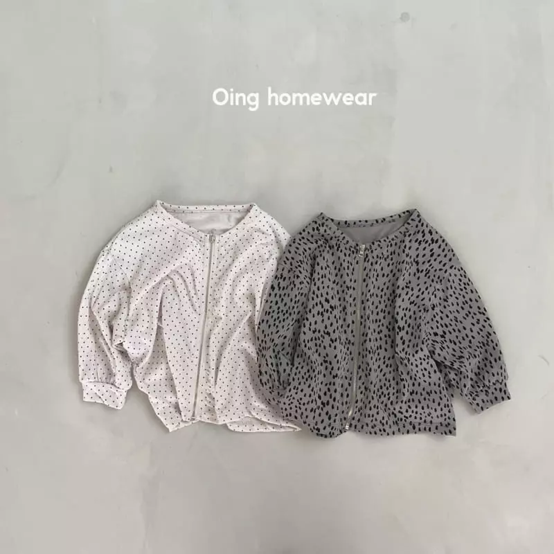 Oing - Korean Children Fashion - #childofig - Loose Fit Zip-up - 6