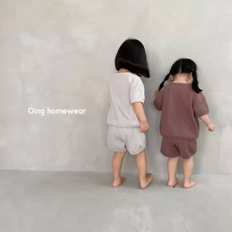 Oing - Korean Children Fashion - #childofig - Waffle Top bottom Set - 6