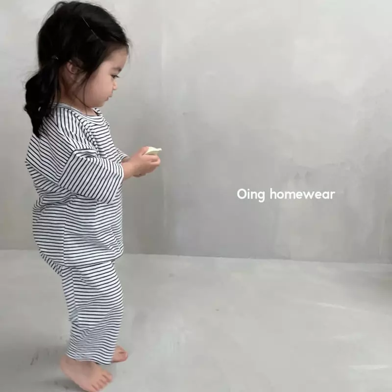 Oing - Korean Children Fashion - #prettylittlegirls - Tom Top Bottom Set - 4