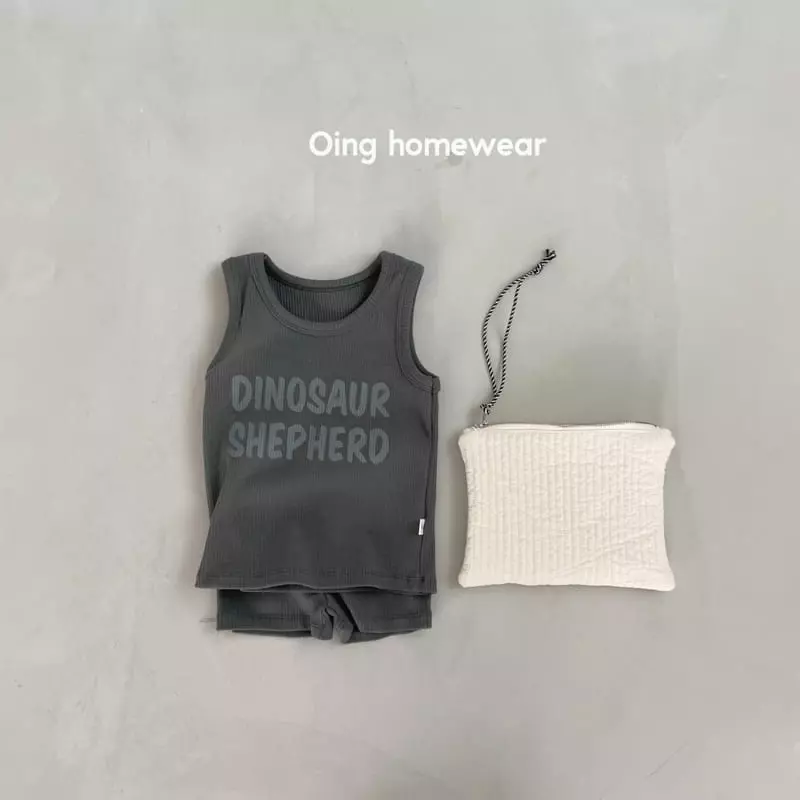 Oing - Korean Children Fashion - #childofig - Dino Top Bottom Set - 12