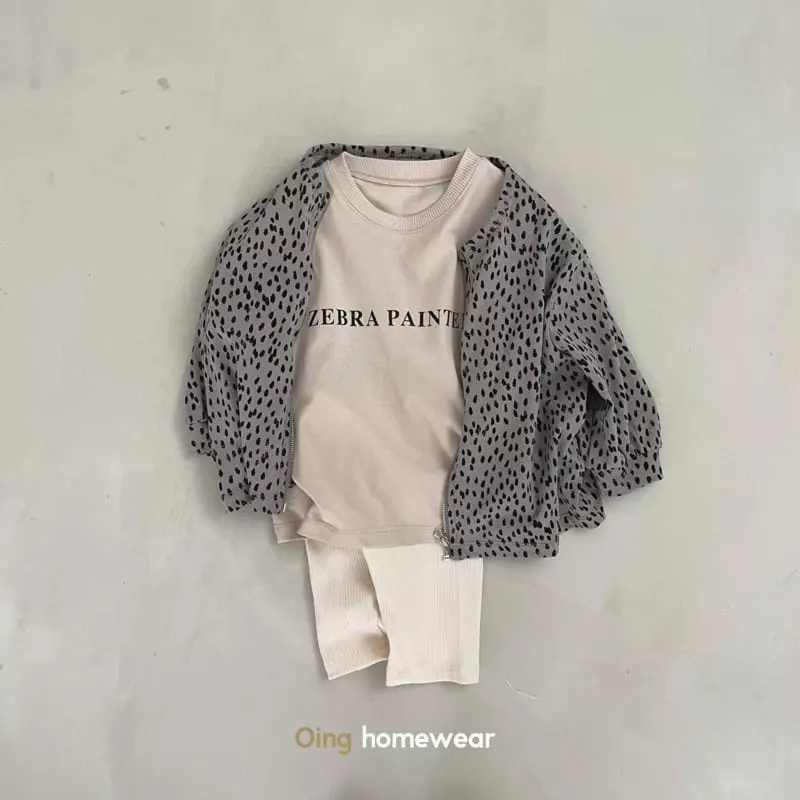 Oing - Korean Children Fashion - #childrensboutique - Loose Fit Zip-up - 8