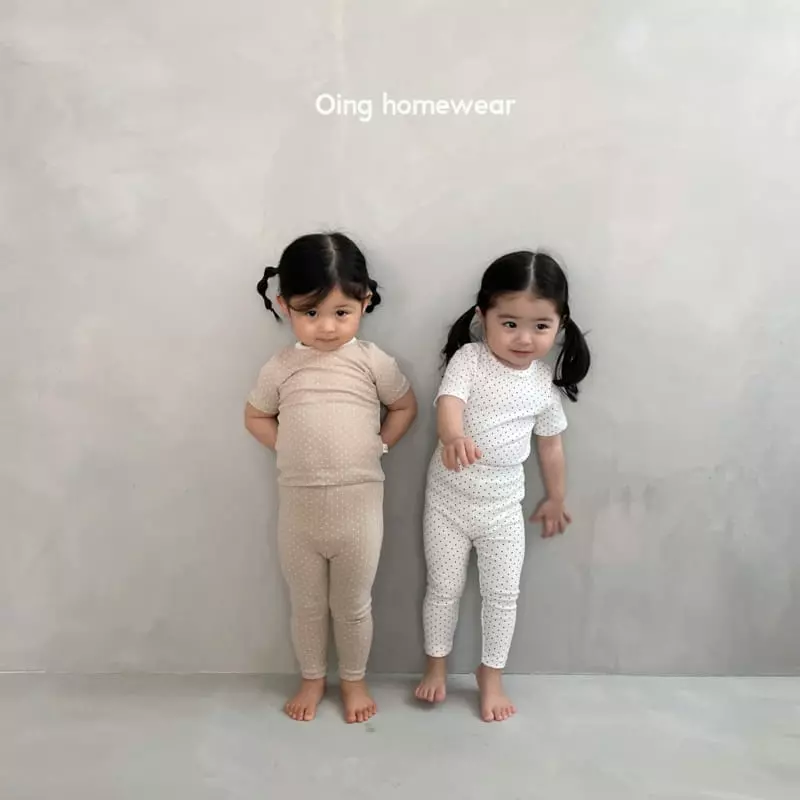 Oing - Korean Children Fashion - #childrensboutique - Color Dot Easywear - 2