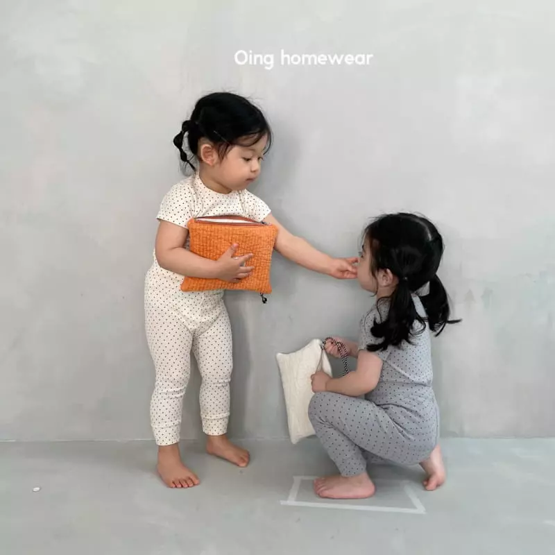 Oing - Korean Children Fashion - #designkidswear - Gre Dot Easywear - 5