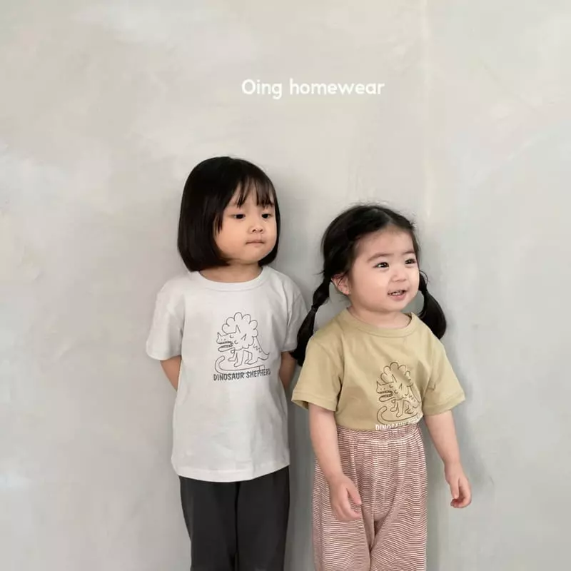 Oing - Korean Children Fashion - #fashionkids - Dino Tee - 5