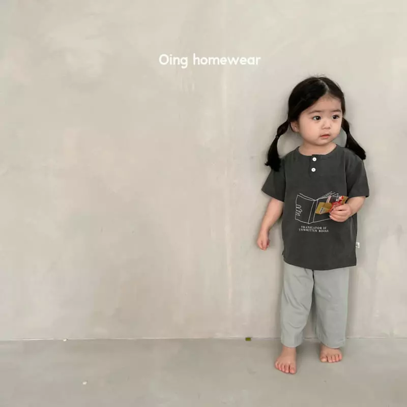 Oing - Korean Children Fashion - #discoveringself - Button Tee - 4