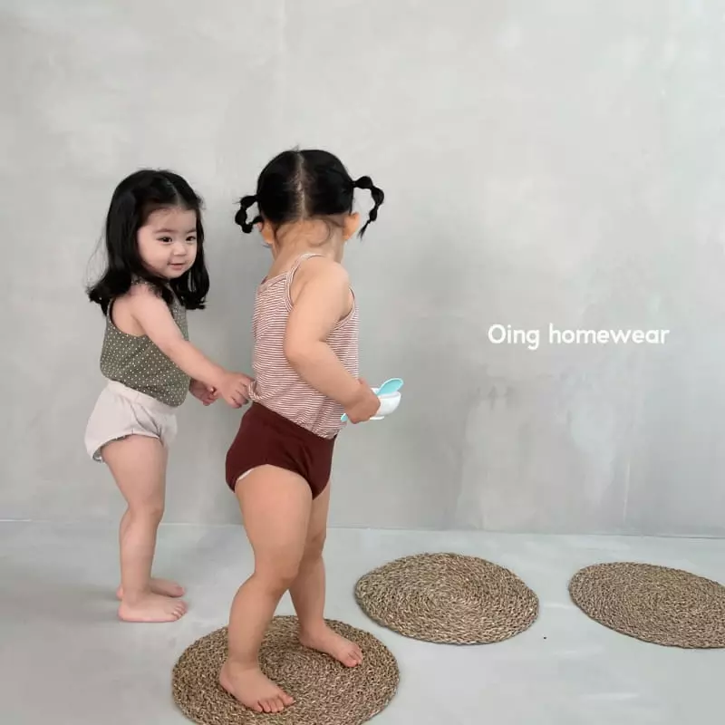 Oing - Korean Children Fashion - #fashionkids - Summer Sleeveless Underwea Set